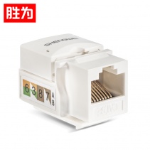 勝為超五類(lèi)非屏蔽網(wǎng)絡(luò)模塊8P8C CAT5E RJ45插座連接頭直通頭 SIM-501