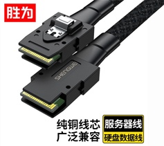 勝為SFF-8087對(duì)SFF-8087連接線 SAS線36P對(duì)36P 支持12GPBS 0.8米WSAS8087G 