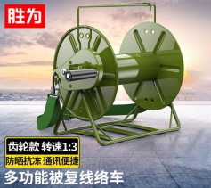 野外輕型被復線 背負式絡車 放線盤繞線車放線架 絡車架 1比3齒輪款230*230 CBFC230B