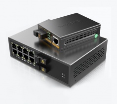 2光8電千兆單模單纖 一對裝 勝為 SC口光纖收發(fā)器 20KM BGH208GX